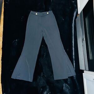 Elie Elie Tahari Black Wide Flare Pants